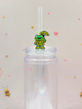 Cute Frog with Umbrella Straw Topper
