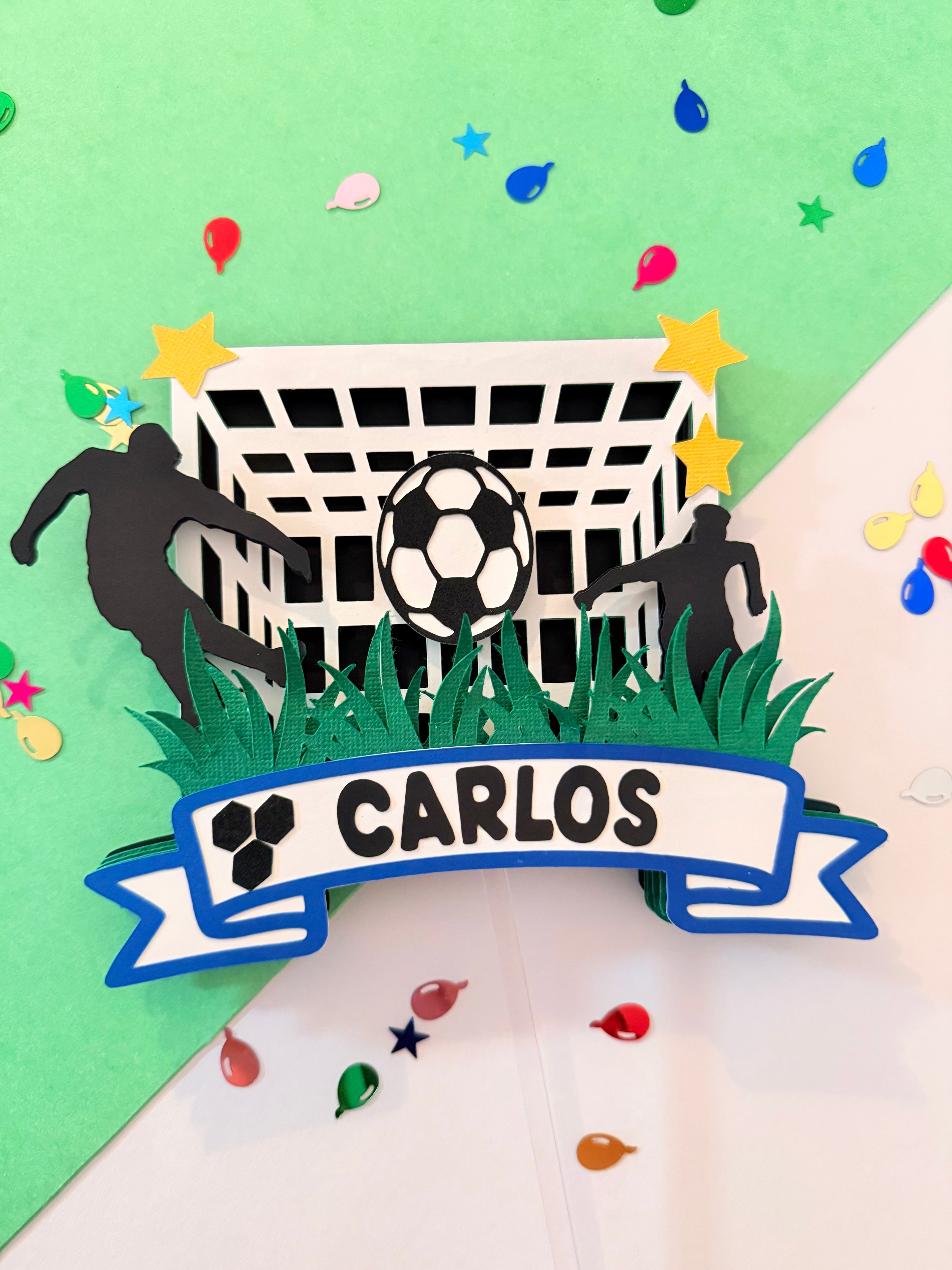 Soccer Birthday Cake Topper