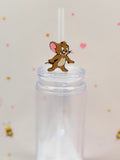Cute Cartoon Mouse Straw Topper