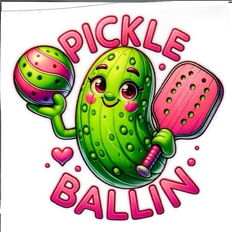 Pickle Ballin Decal