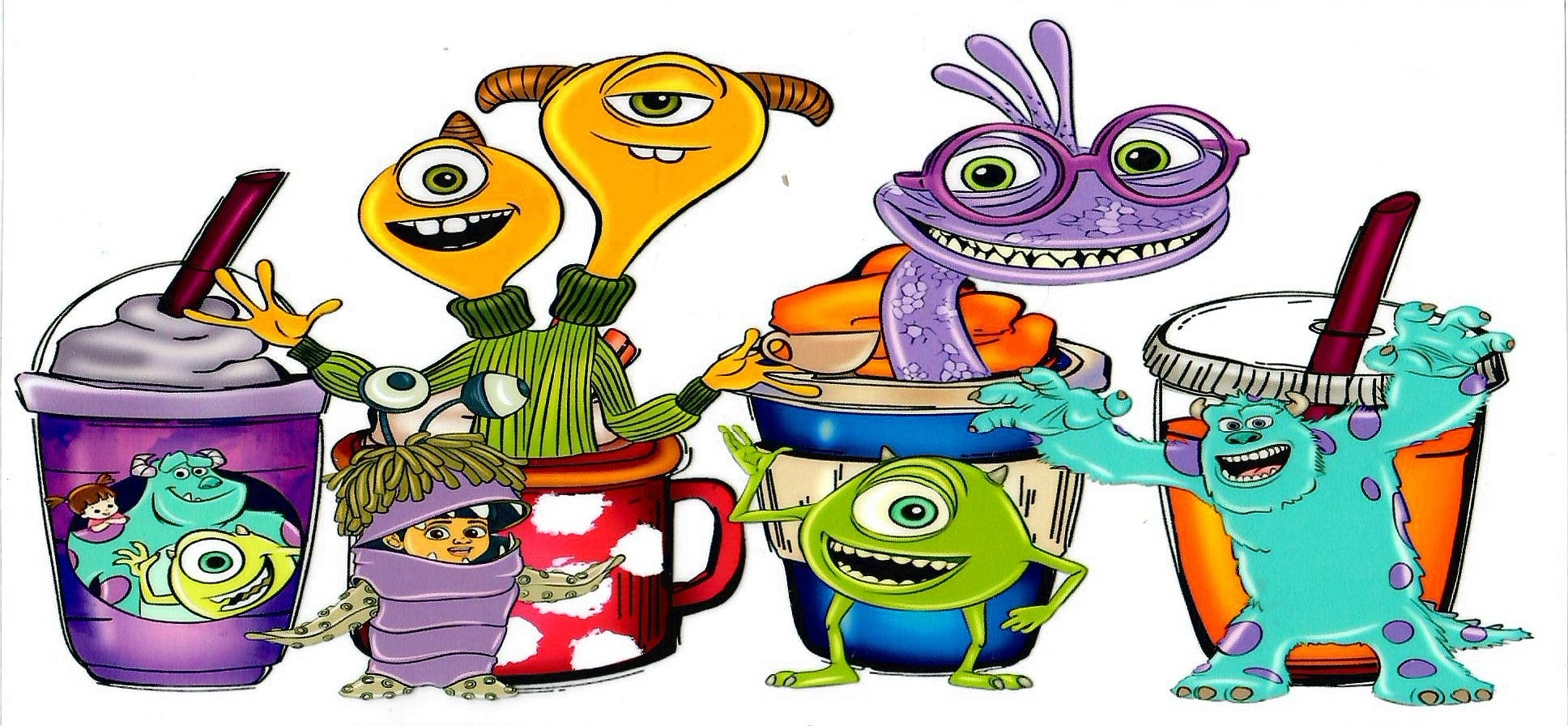 Monster coffee cup