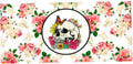 Flowers skulls