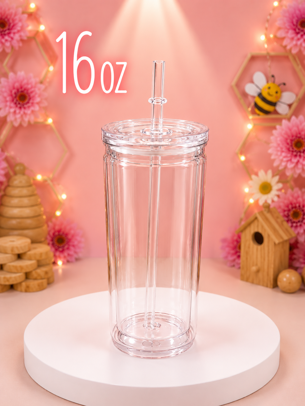 16oz -Design Your Own Custom Cup | Choose Your Cup Style & Effect | Handmade by Sweet Bee Party Co.