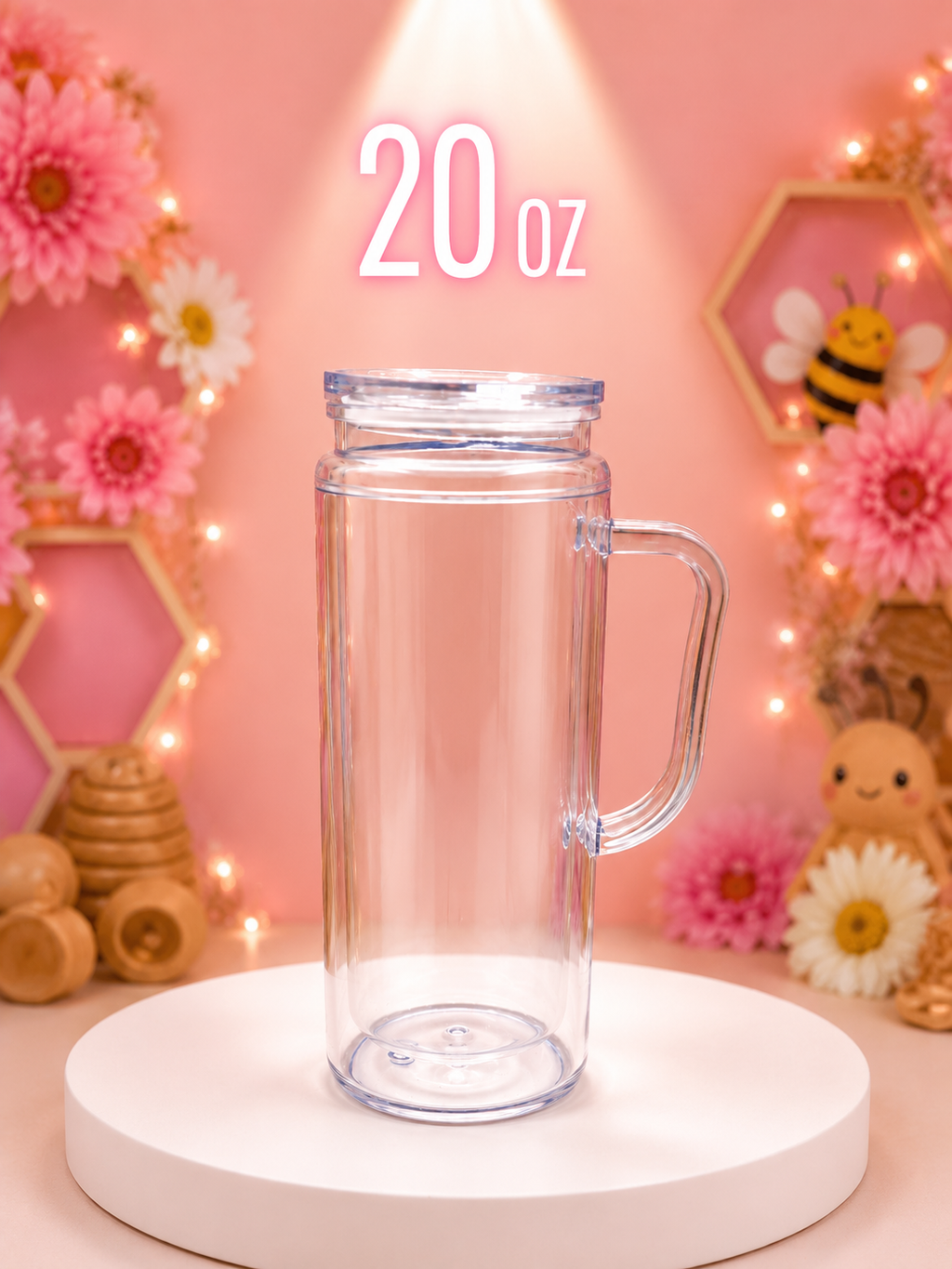 20oz -Design Your Own Custom Cup | Choose Your Cup Style & Effect | Handmade by Sweet Bee Party Co.