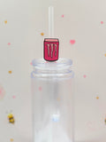 Pink Energy Drink Straw Topper | Cute Soda Can Straw Charm
