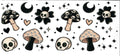 Mushrooms / Skulls