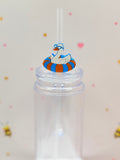 Swan Pool Float Straw Topper | Summer Straw Charm