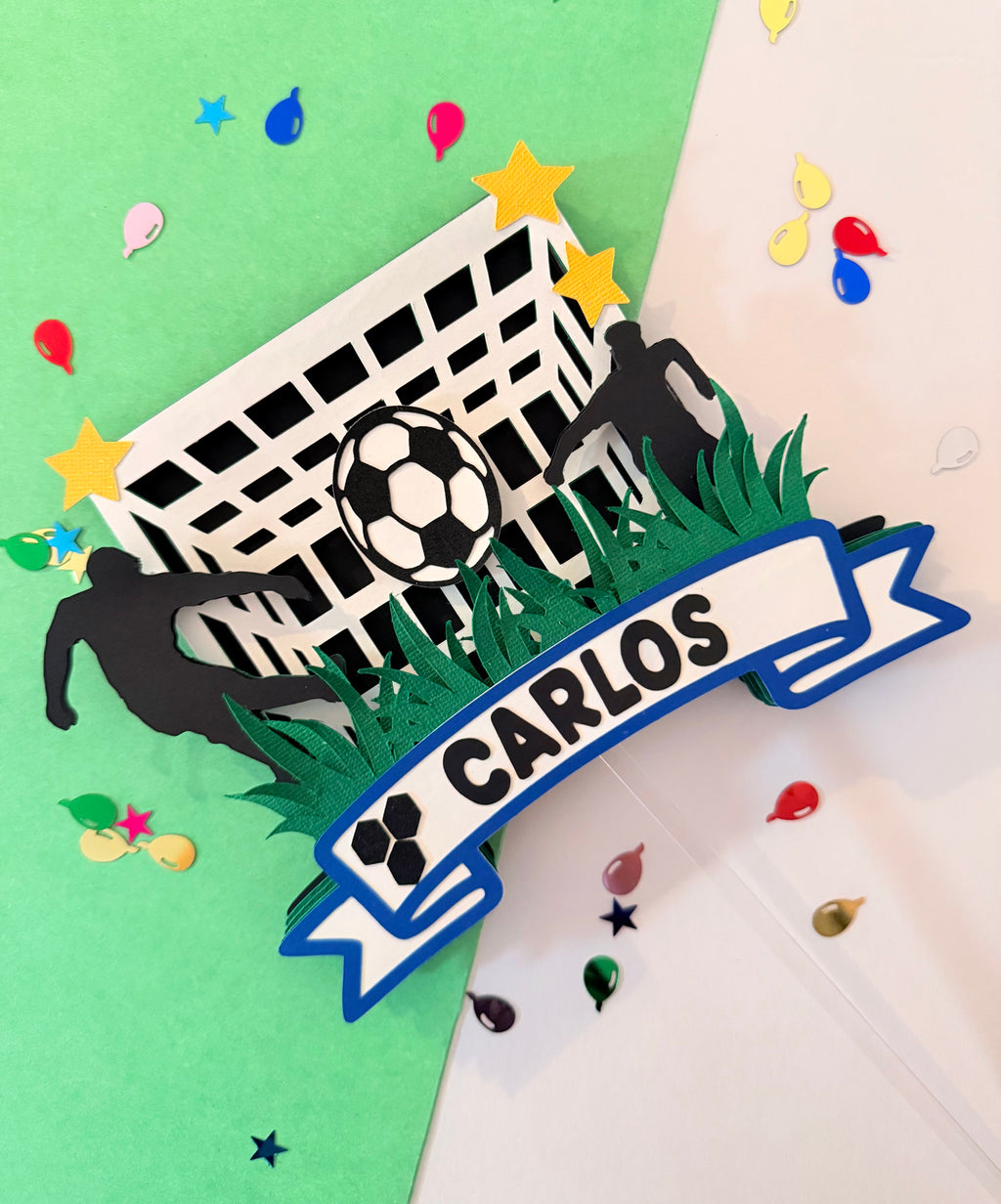 Soccer Birthday Cake Topper